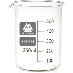 Cam Beher 250 ml Kısa Form Isıya Dayanıklı