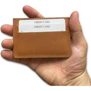 Süper Slim Deri Kartlık, Para Cepli Unisex, Ince, Kadın Erkek Kredi Kartlık Cüzdan