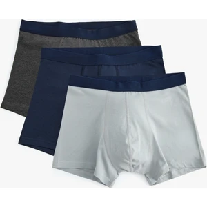 Basic Pamuklu 3'lü Boxer Seti