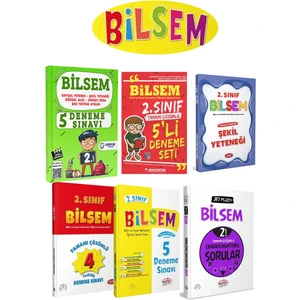 Ardışık Yayınları 2. Sınıf Bilsem Soru Bankası Şekil Yeteneği ve Deneme Sınav Seti