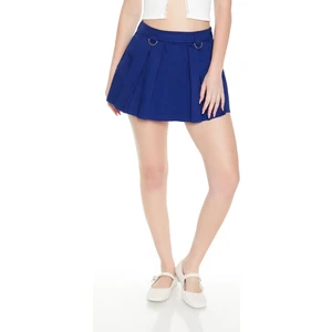 Forever 21 Raw-Cut Piliseli Mini Etek