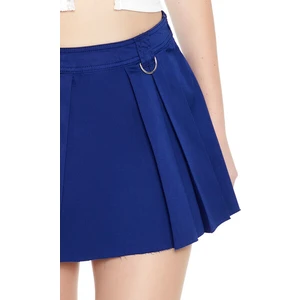 Forever 21 Raw-Cut Piliseli Mini Etek