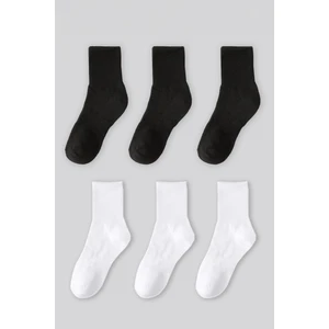 Black Deer 6 Çift Tenis Çorabı Erkek ,kadın Unisex Kolej Çorabı