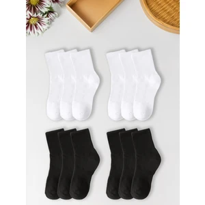 Black Deer 12 Çift Tenis Çorabı Erkek ,kadın Unisex Tenis Kolej Çorabı