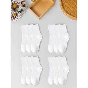 Black Deer 12 Çift Tenis Çorabı Erkek ,kadın Unisex Tenis Kolej Çorabı