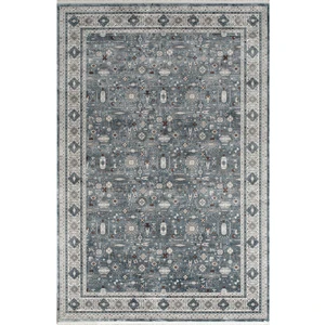 Pierre Cardin Galenda JH02C Mavi Multi Viskon Akrilik Yumuşak Dokulu Klasik Etnik Halı