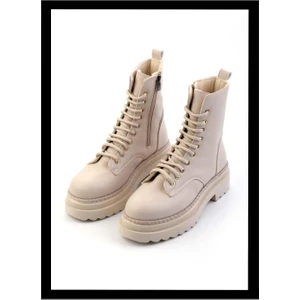 Harley Davidson Bej  Kadın Bot & Bootie K02377030609