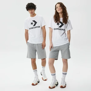 Go-To Embroidered Star Chevron Fleece  Unisex Gri Şort