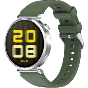 Redmud Teknoloji Huawei Watch Gt 5 41 mm ile Uyumlu 18 mm Kordon Ayarlanabilir Tokalı Soft Silikon Kayış