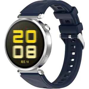 Redmud Teknoloji Huawei Watch Gt4 41 mm ve Gt5 41 mm ile Uyumlu 18 mm Kordon Ayarlanabilir Tokalı Soft Silikon Kayış