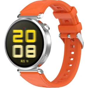 Redmud Teknoloji Huawei Watch Gt4 41 mm ve Gt5 41 mm ile Uyumlu 18 mm Kordon Ayarlanabilir Tokalı Soft Silikon Kayış