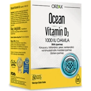 Ocean Vitamin D3 1000 Iu 50 ml Damla
