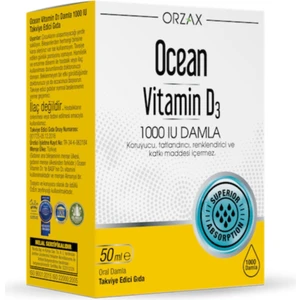 Ocean Vitamin D3 1000 Iu 50 ml Damla