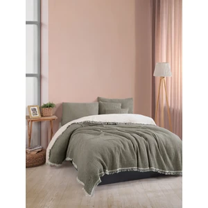 4 Kat Müslin Yatak Örtüsü, Koltuk Örtüsü, Battaniye, Tv Battaniyesi,3 Farklı Boy