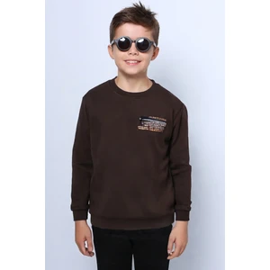 Erkek Çocuk 3 Iplik Sweat Sırt Baskılı Ribanalı E19