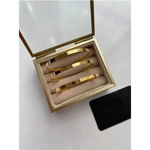 Altın Renk 1 Adet Kalın Ajda Bilezik, Bileklik - 3154