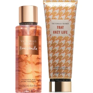 Victoria's Secret Bare Vanilla & That Cozy Life Vücut Losyonu ve Spreyi 2'li Set