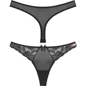 Yanları Dantelli Transparan Kadın Fantazi Iç Giyim Fantezi G String Tanga