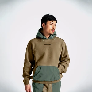 Wordmark Erkek Hardal/yeşil Hoodie