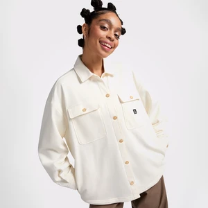 Active Utility Shirt Kadın Krem Gömlek