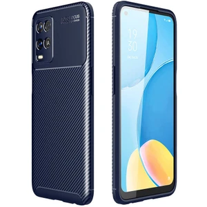 ZORE Oppo A54 4g Kılıf Negro Silikon Kapak-Lacivert