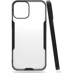 Apple iPhone 12 Pro Max Kılıf Parfe Kapak-Siyah