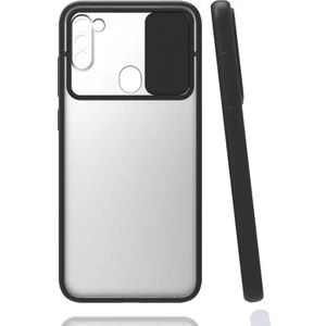 Galaxy A11 Kılıf Lensi Kapak-Siyah
