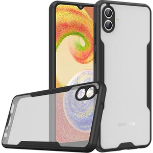 Galaxy A04 Kılıf Zore Parfe Kapak-Siyah