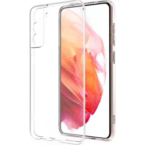 Galaxy S21 Fe Kılıf Kamera Korumalı Süper Silikon Kapak-Renksiz