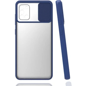 Galaxy A31 Kılıf Zore Lensi Kapak-Lacivert