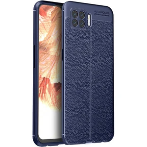 ZORE Oppo A73 Kılıf  Niss Silikon Kapak-Lacivert
