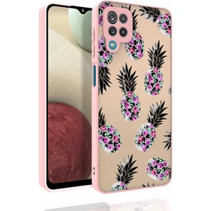 Galaxy M12 Kılıf Desenli Kamera Korumalı Parlak Nora Kapak-No1