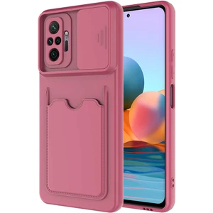 ZORE Xiaomi Redmi Note 10 Pro Kılıf ​Kartix Kapak-Koyu Mor