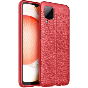 Galaxy A12 Kılıf Niss Silikon Kapak-Kırmızı