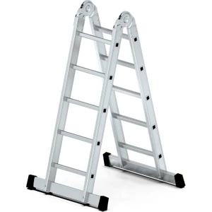 VM Vizyon 5+5 Kırmalı Çok Amaçlı Alüminyum Merdiven