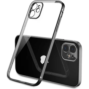 ZORE Apple iPhone 12 Kılıf Gbox Kapak-Siyah