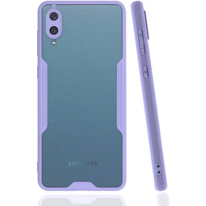 Galaxy A02 Kılıf Parfe Kapak-Mor