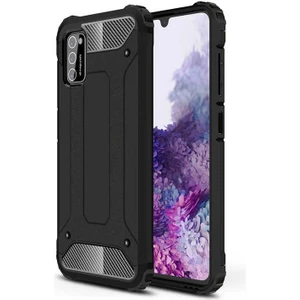 Galaxy A02S Kılıf Zore Crash Silikon Kapak-Siyah