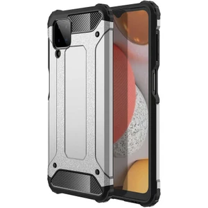 Galaxy M12 Kılıf Crash Silikon Kapak-Gri