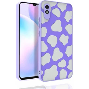 ZORE Xiaomi Redmi 9A Kılıf Desenli Kamera Korumalı Parlak Nora Kapak-No6