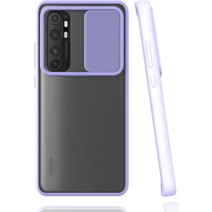 Xiaomi Mi Note 10 Lite Kılıf Lensi Kapak-Lila