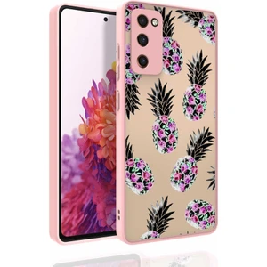 ZORE Galaxy S20 Fe Kılıf Desenli Kamera Korumalı Parlak Nora Kapak-No1