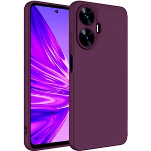 Realme C55 Kılıf Mara Lansman Kapak-Koyu Mor