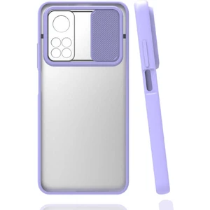 Xiaomi Mi 10T Pro 5g Kılıf Lensi Kapak-Lila