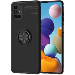 Galaxy M51 Kılıf Ravel Silikon Kapak-Siyah