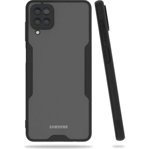 Galaxy M12 Kılıf Parfe Kapak-Siyah