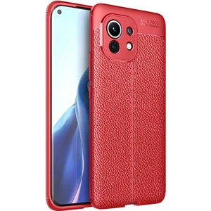 Xiaomi Mi 11 Kılıf Niss Silikon Kapak-Kırmızı