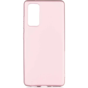 ZORE Galaxy S20 Fe Kılıf Premier Silikon Kapak-Rose Gold