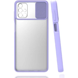 Galaxy M51 Kılıf Zore Lensi Kapak-Lila