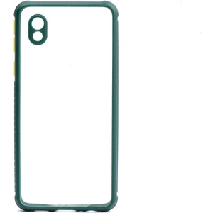 ZORE Galaxy A01 Core Kılıf ​​Kaff Kapak-Koyu Yeşil